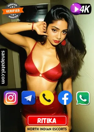 Profile image of Mumbai North Indian Escorts girl Ritika. Book apointment with Ritika via WhatsApp, Instagram, Facebook, Telegram or Call. Also Ritika's Exclusive video is available